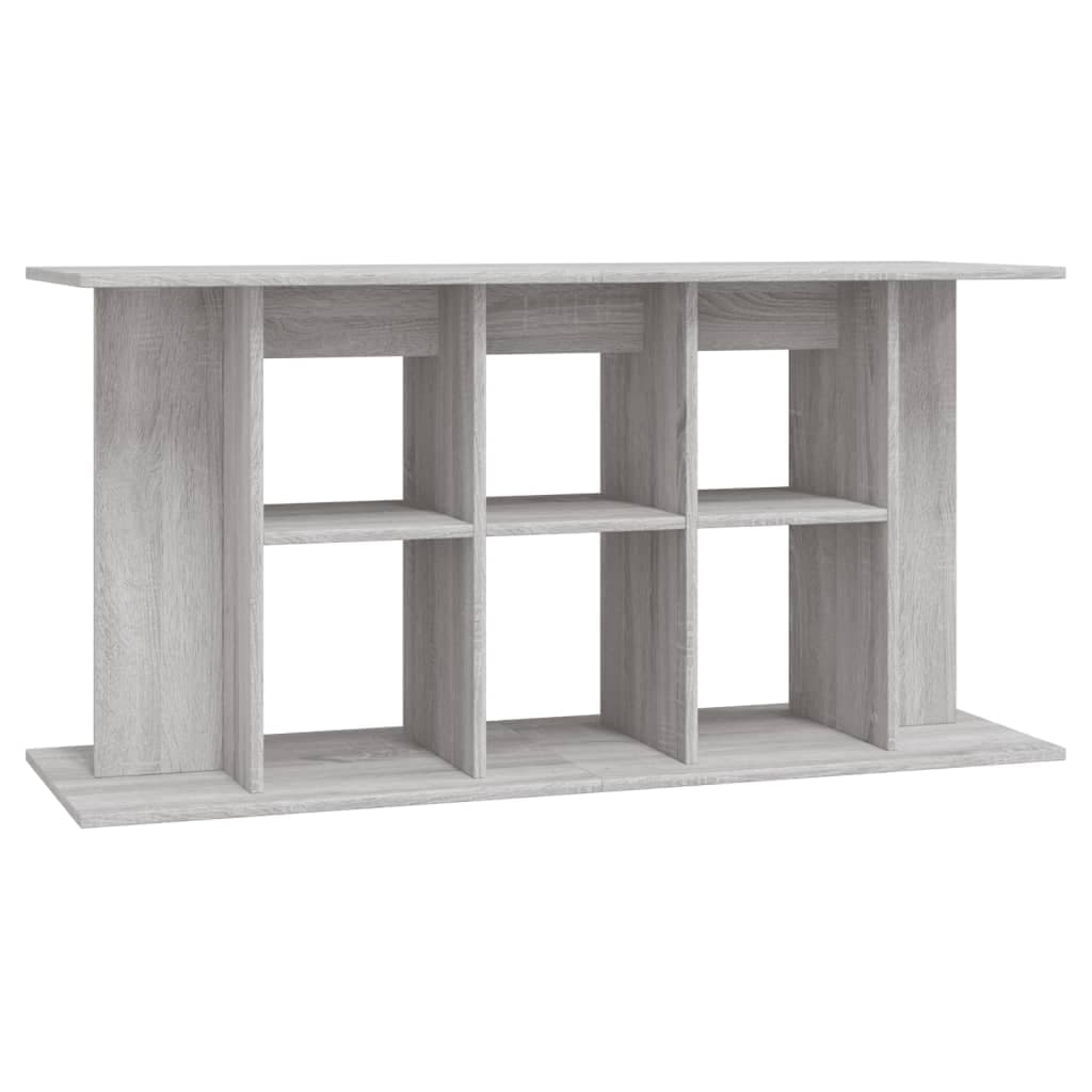 vidaXL Suporte de aquário 120x40x60 cm deriv. de madeira cinza sonoma