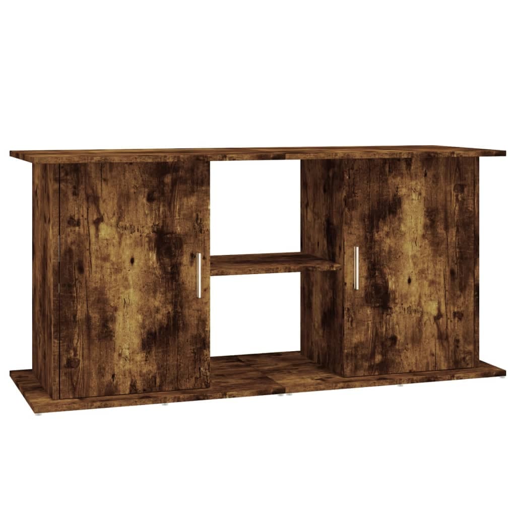 vidaXL Suporte de aquário 121x41x58 cm deriv. madeira carvalho fumado
