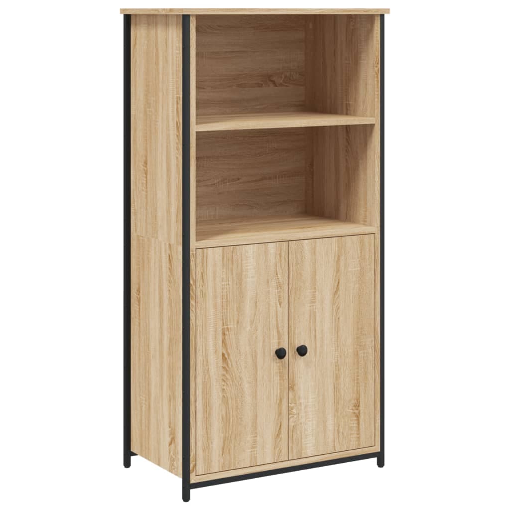 vidaXL Aparador alto 62x36x121,5 cm derivados madeira carvalho sonoma