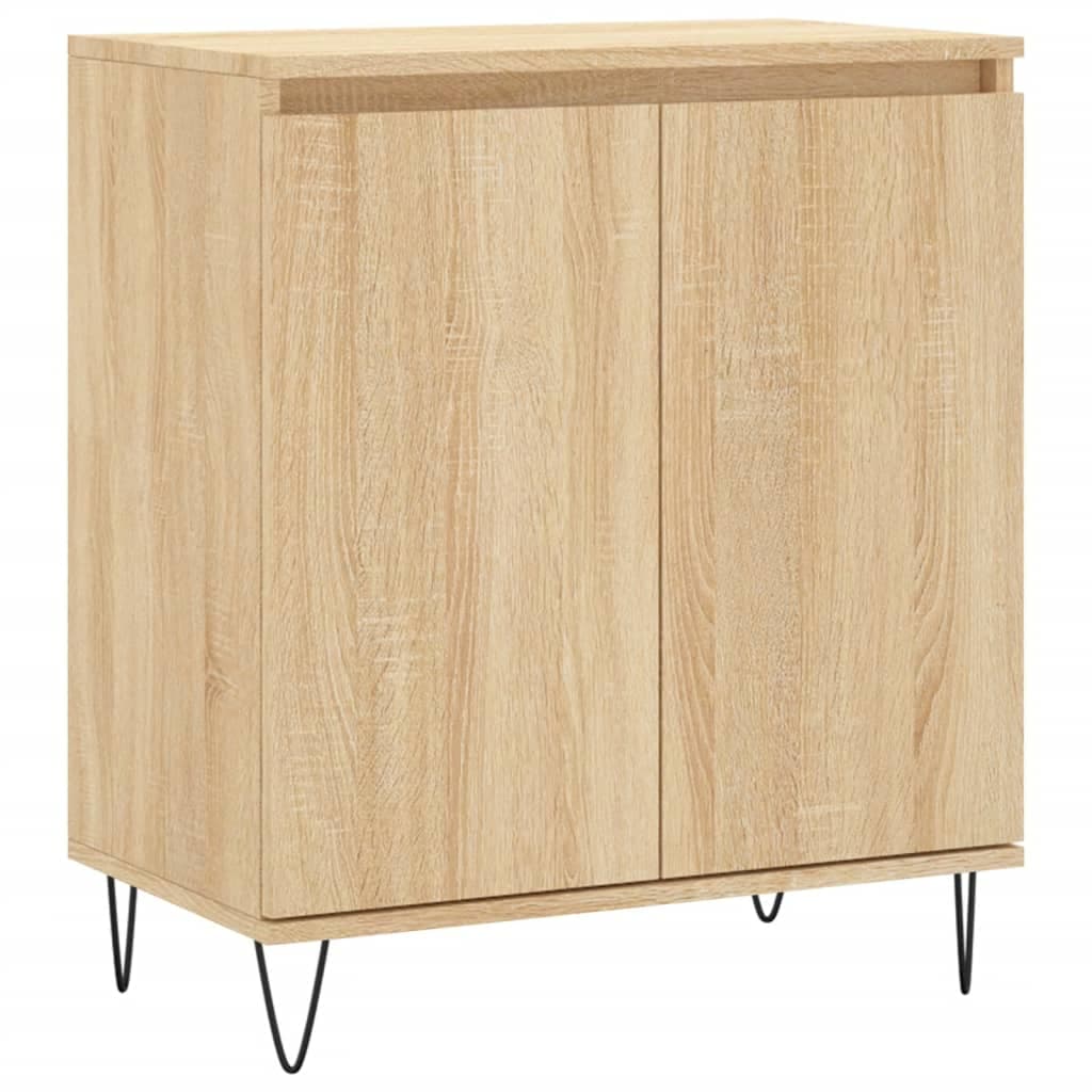 vidaXL Aparador 60x35x70 cm derivados de madeira cor carvalho sonoma