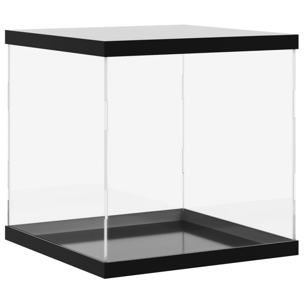 vidaXL Caixa de exposição 30x30x30 cm acrílico transparente