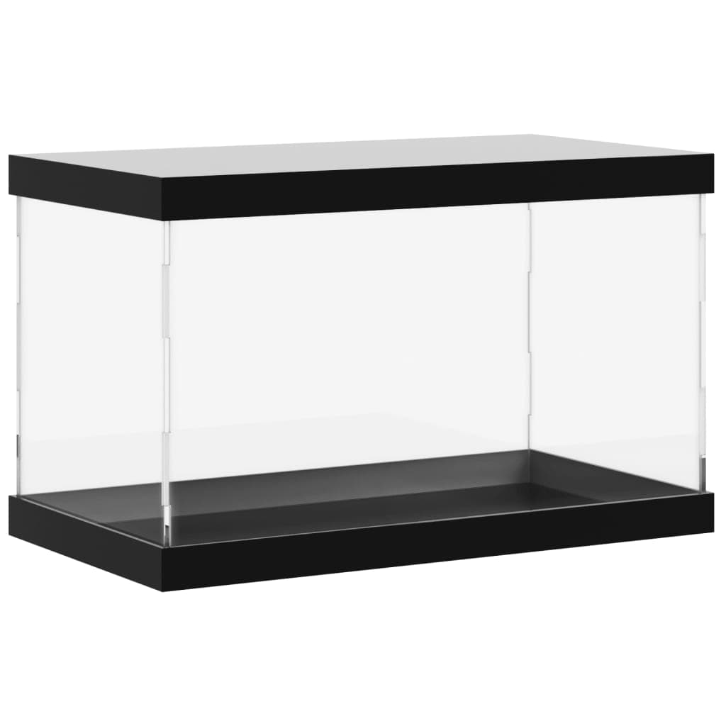vidaXL Caixa de exposição 31x17x19 cm acrílico transparente