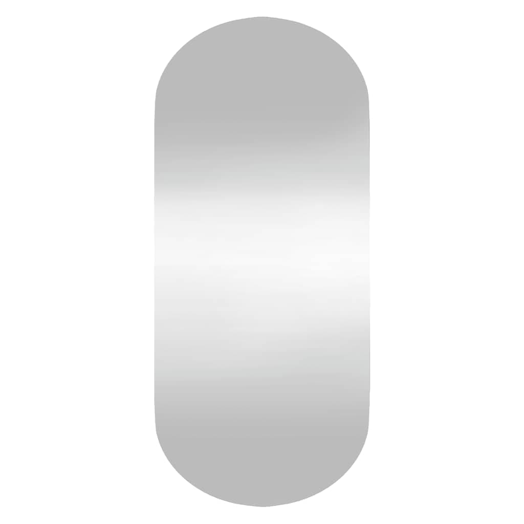 vidaXL Espelho de parede oval 30x70 cm vidro