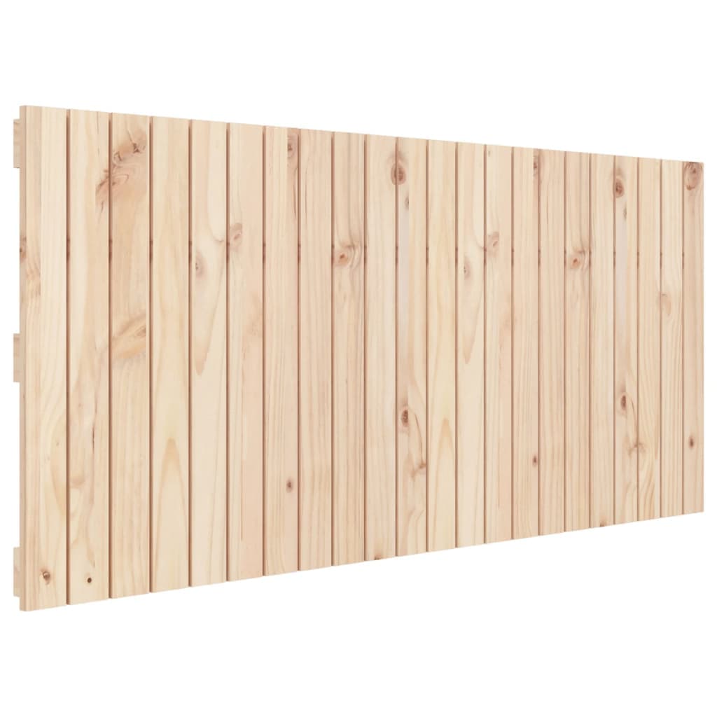 vidaXL Cabeceira de parede 140x3x60 cm madeira de pinho maciça