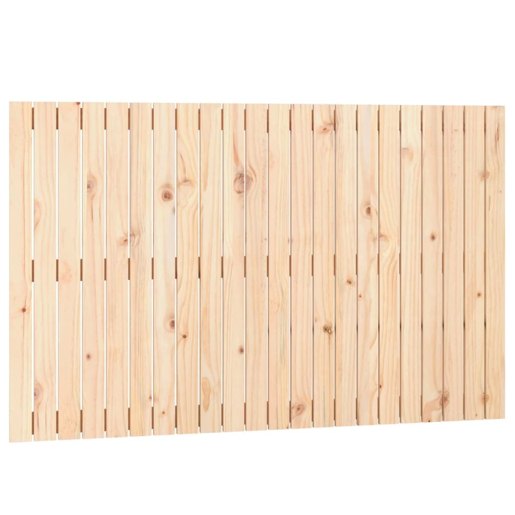 Cabeceira de Parede 140x3x90 cm Madeira de Pinho Maciça - 824918