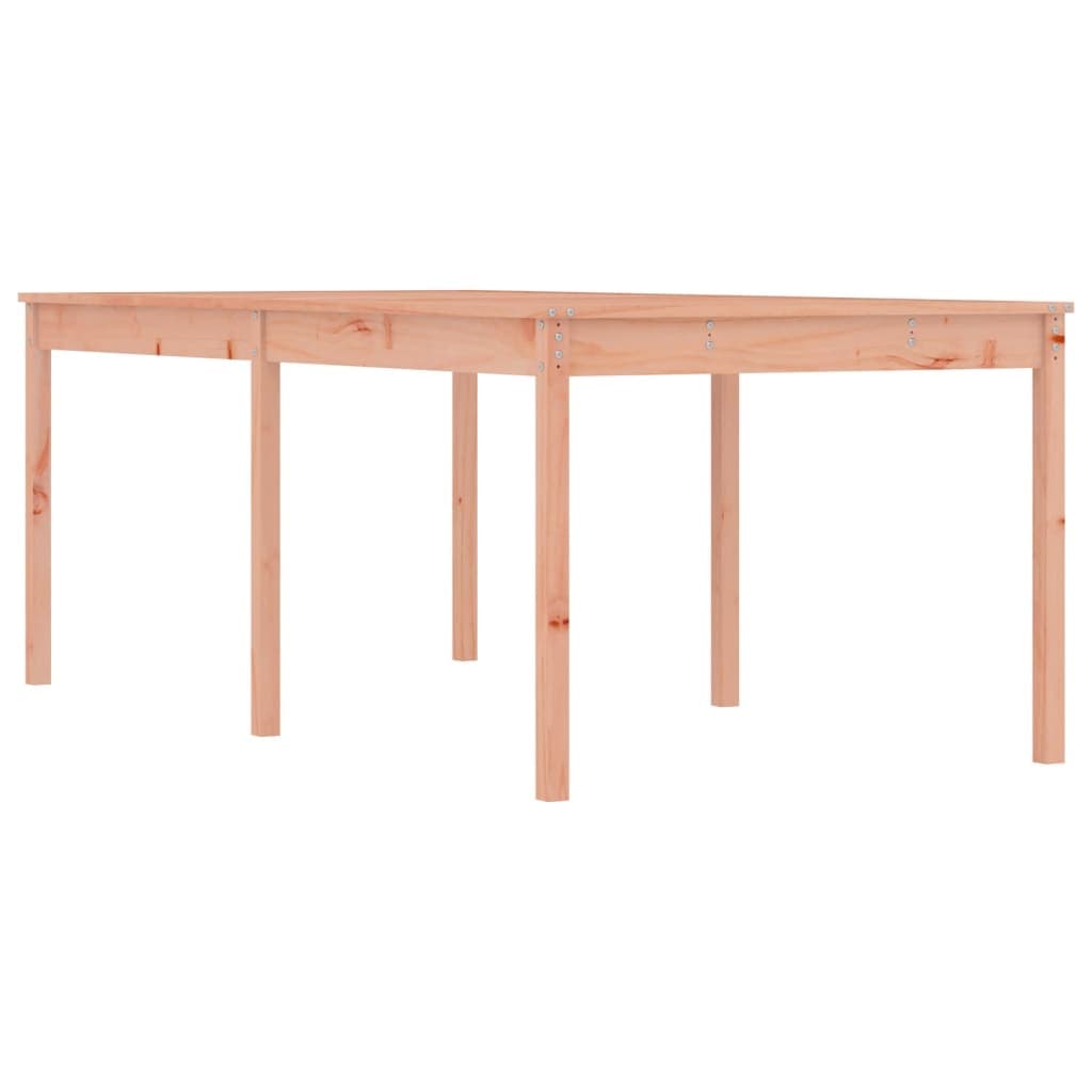vidaXL Mesa de jardim 203,5x100x76 cm madeira de douglas maciça