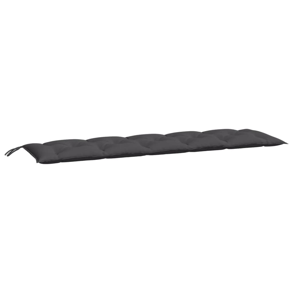 vidaXL Almofadão p/ banco de jardim 180x50x7cm tecido oxford antracite