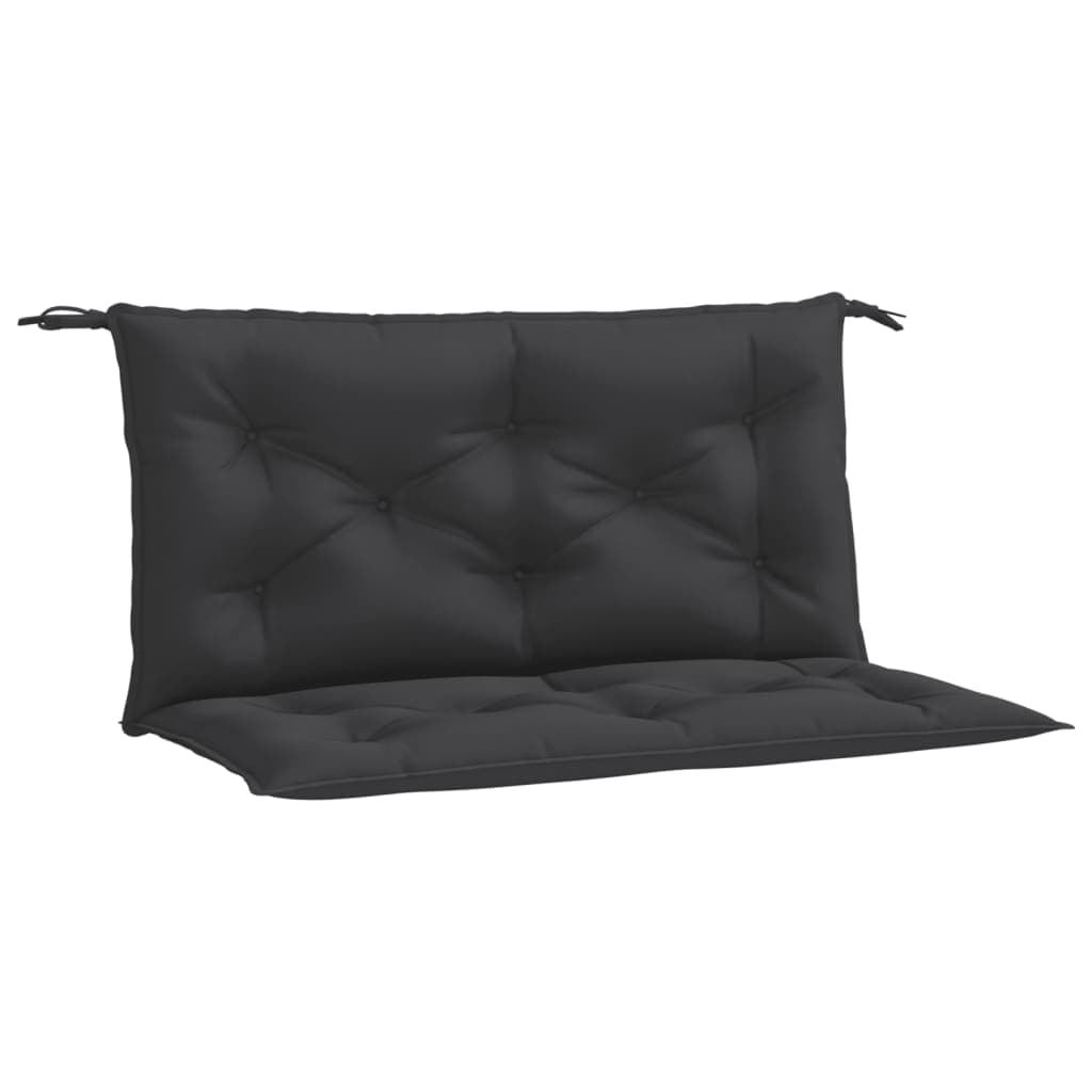 vidaXL Almofadões banco jardim 2 pcs 100x50x7cm tecido oxford preto