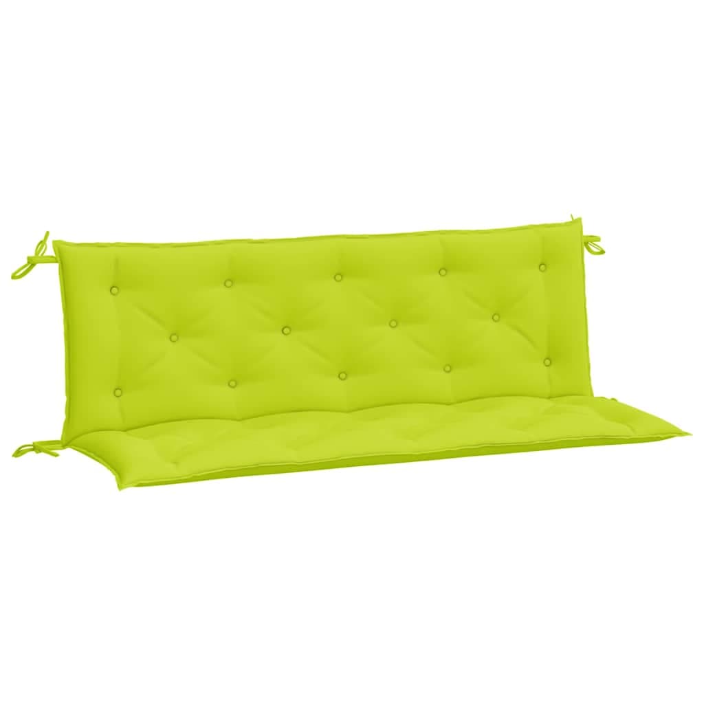 vidaXL Almofadões banco jardim 2 pcs tecido oxford verde brilhante