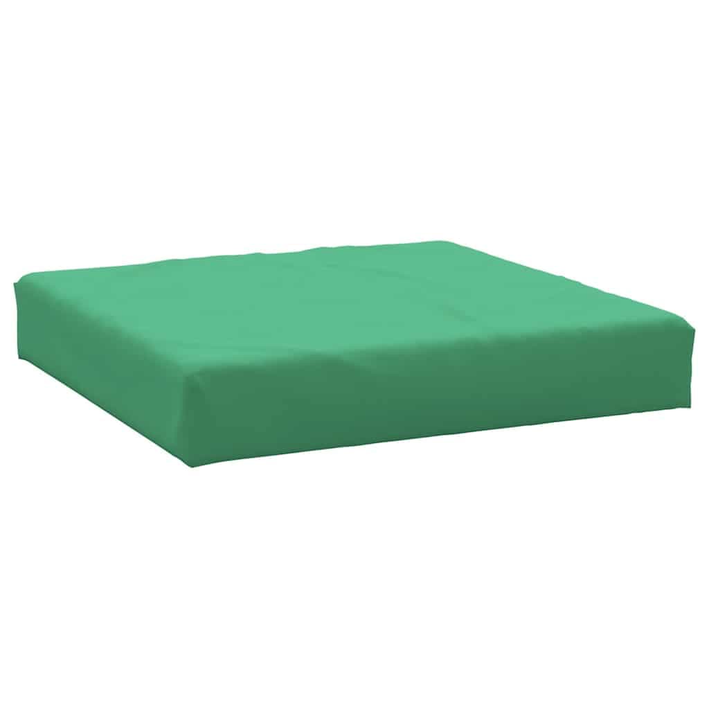 vidaXL Almofadão p/ móveis de paletes 60x60x9,5 cm tecido oxford verde