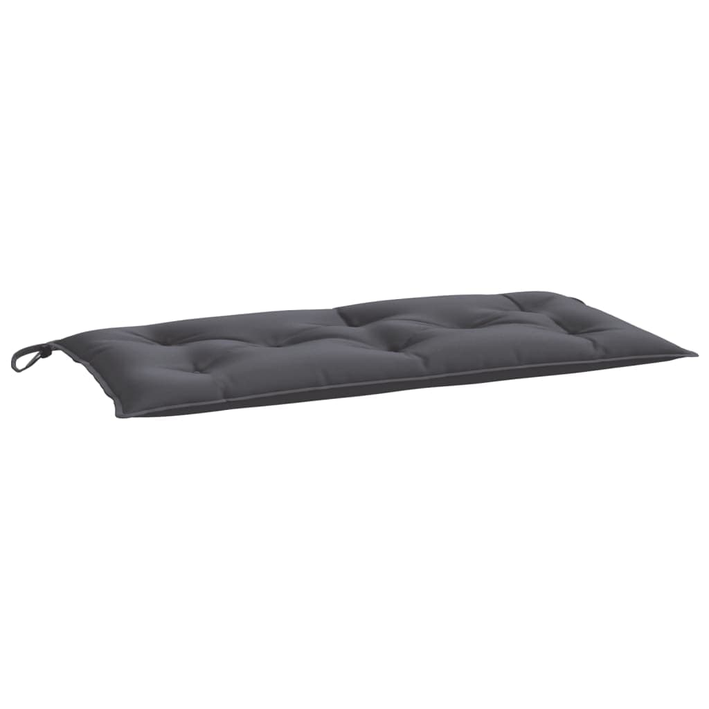 vidaXL Almofadão p/ banco de jardim 110x50x7cm tecido oxford antracite