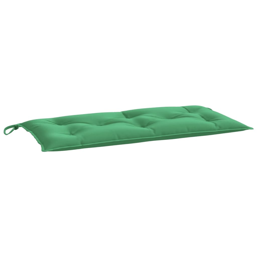 vidaXL Almofadão p/ banco de jardim 110x50x7cm tecido oxford verde