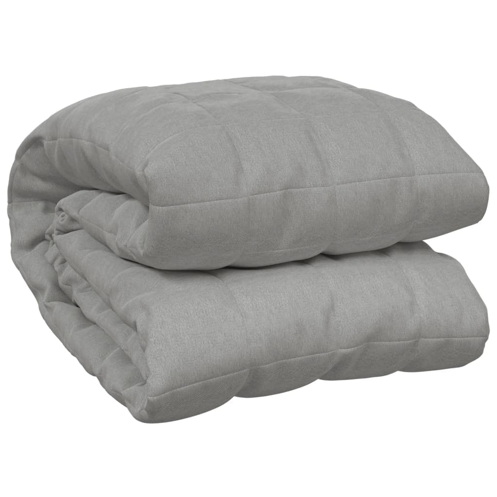 Manta Pesada 6 Kg 135x200 cm Tecido Cinza - 3154777