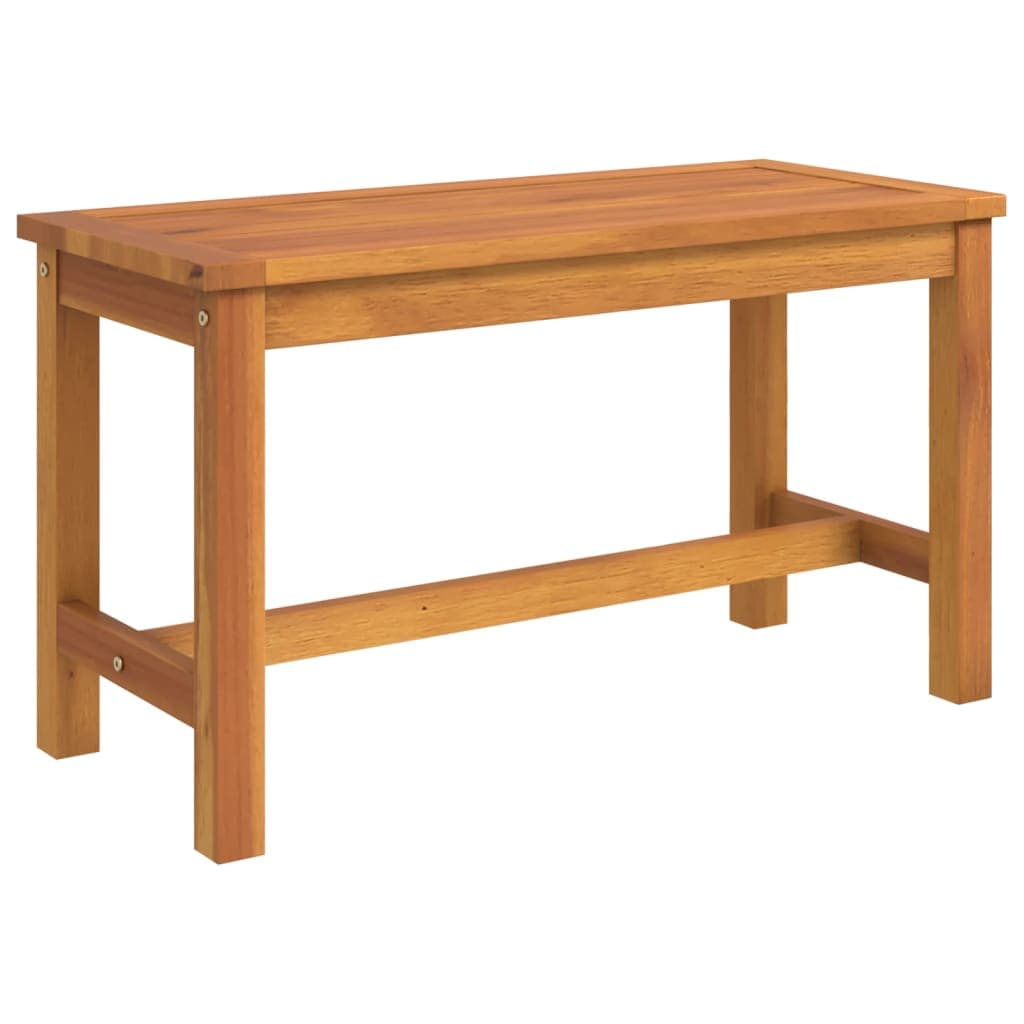 vidaXL Banco de jardim 80x35x45 cm madeira de acácia maciça