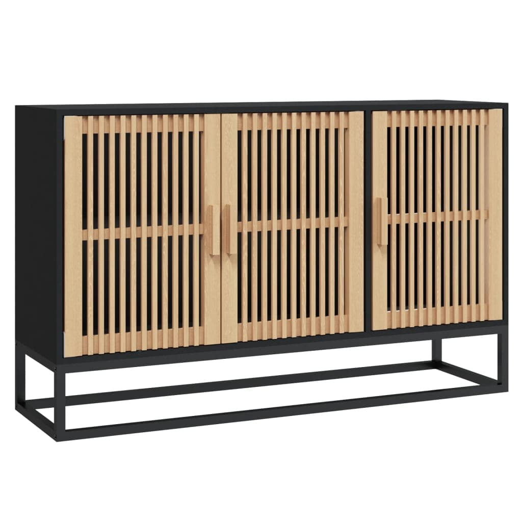 vidaXL Aparador 105x30x65 cm derivados de madeira preto