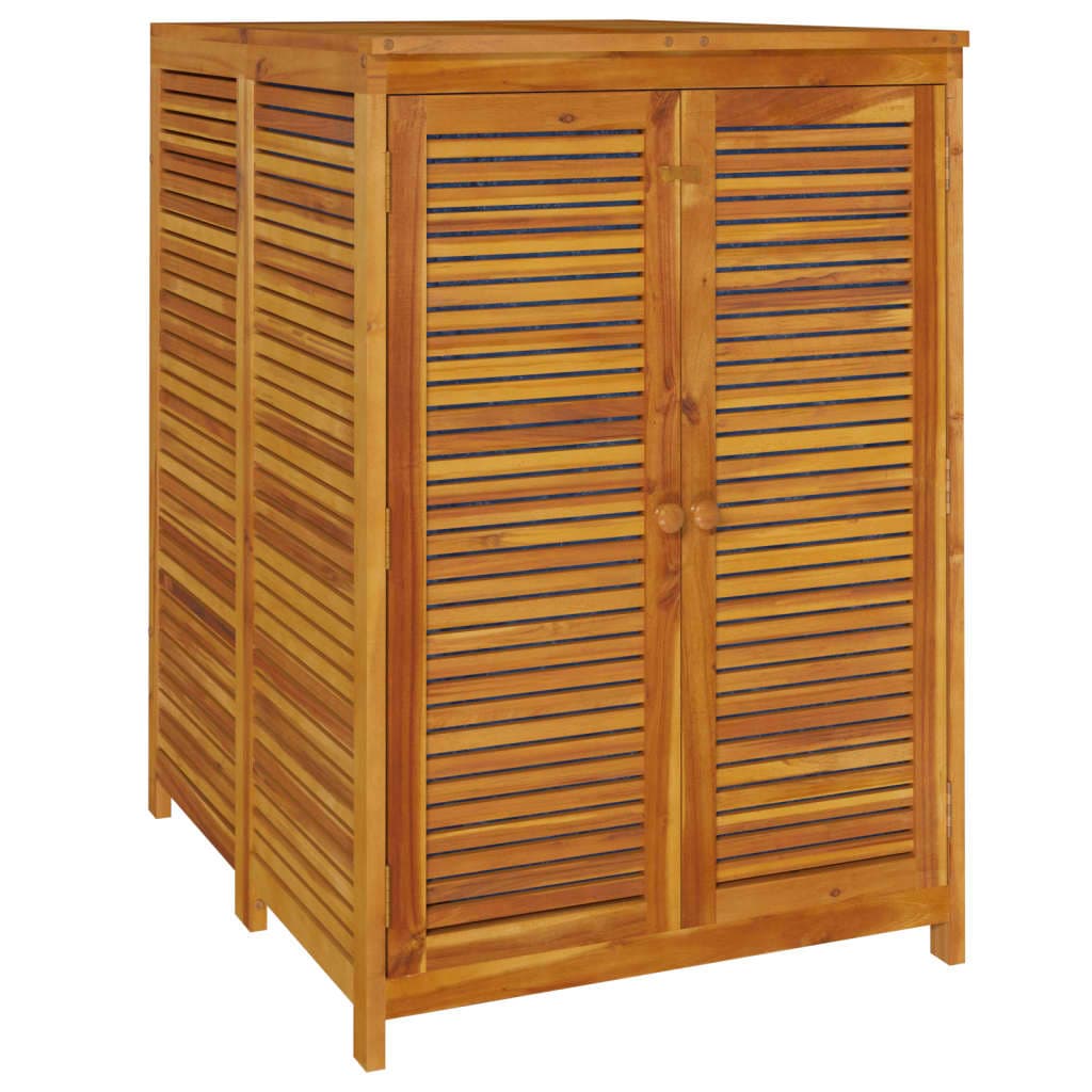 vidaXL Caixa de arrumação para jardim 70x87x104 cm acácia maciça