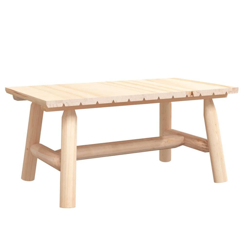 Mesa de Centro 90x50x41 cm Madeira de Abeto Maciça - 363353