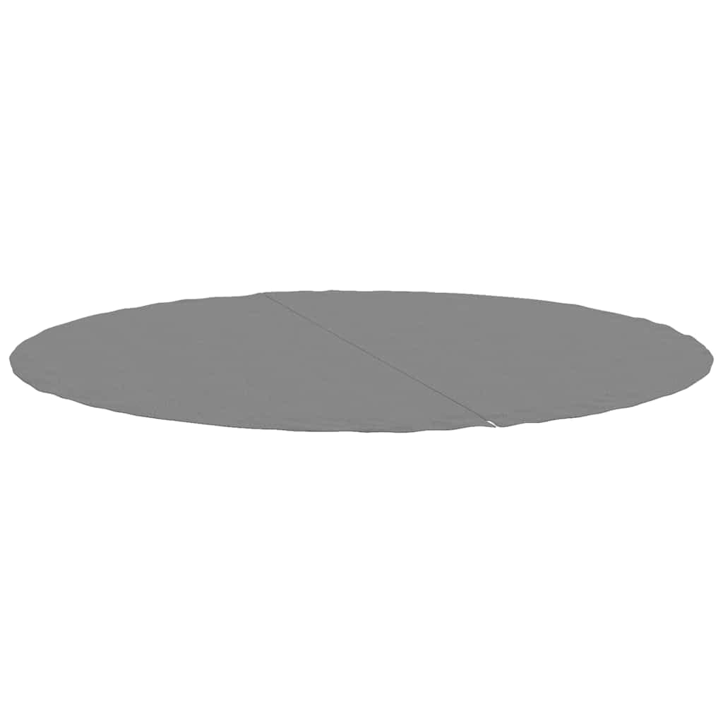 vidaXL Pano para chão de piscinas Ø244 cm poliéster geotêxtil cinza