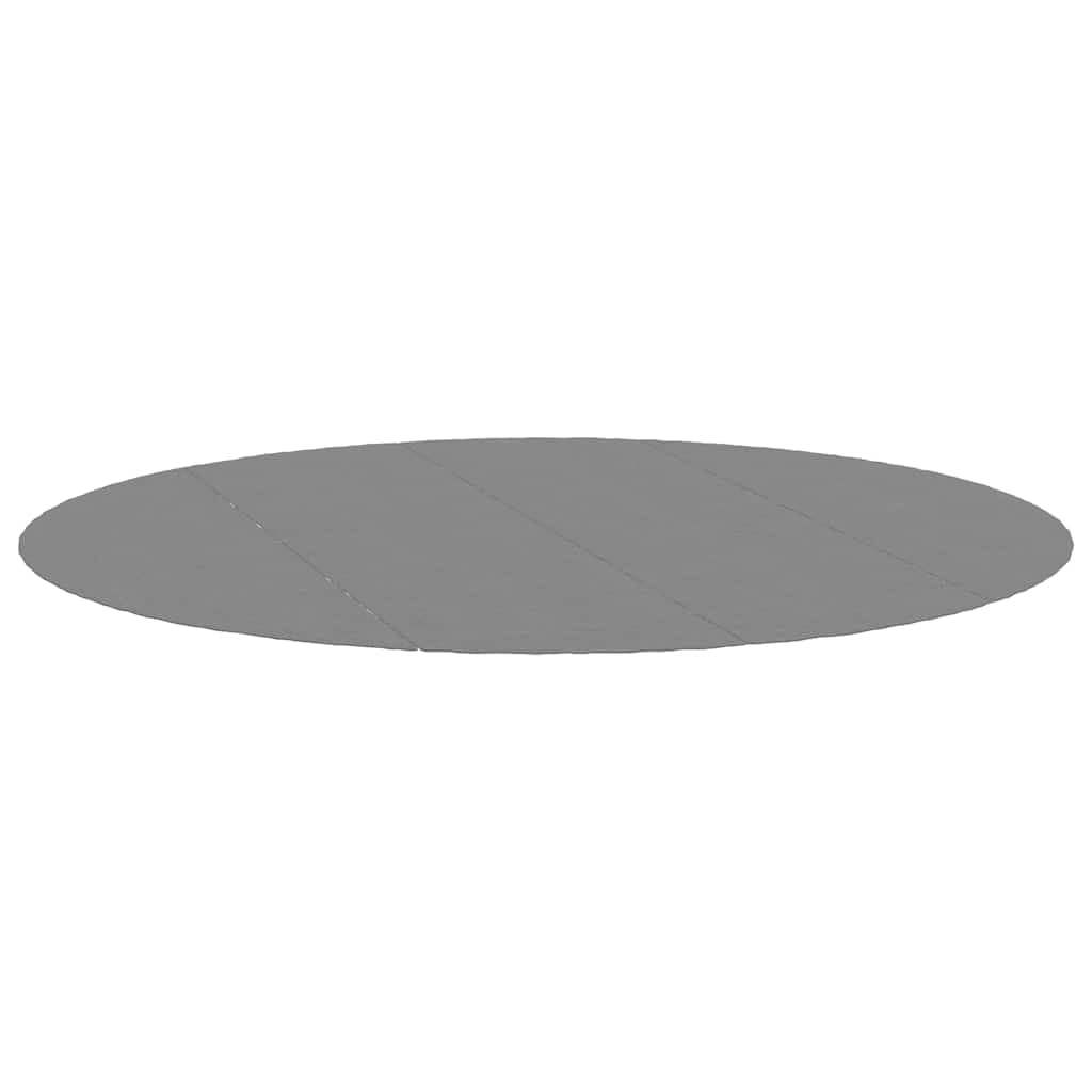 vidaXL Pano para chão de piscinas Ø428 cm poliéster geotêxtil cinza