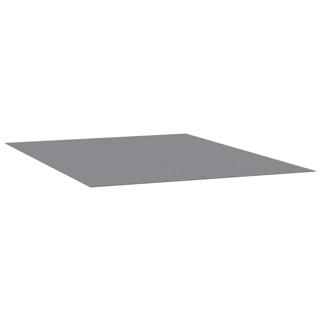 vidaXL Pano para chão de piscinas 300x220 cm poliéster geotêxtil cinza