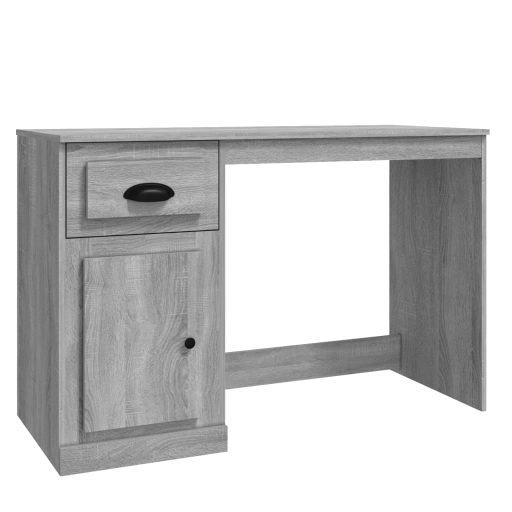 Secretária C/ Gaveta 115x50x75 Derivados Madeira Cinza Sonoma - 816478 - 816478