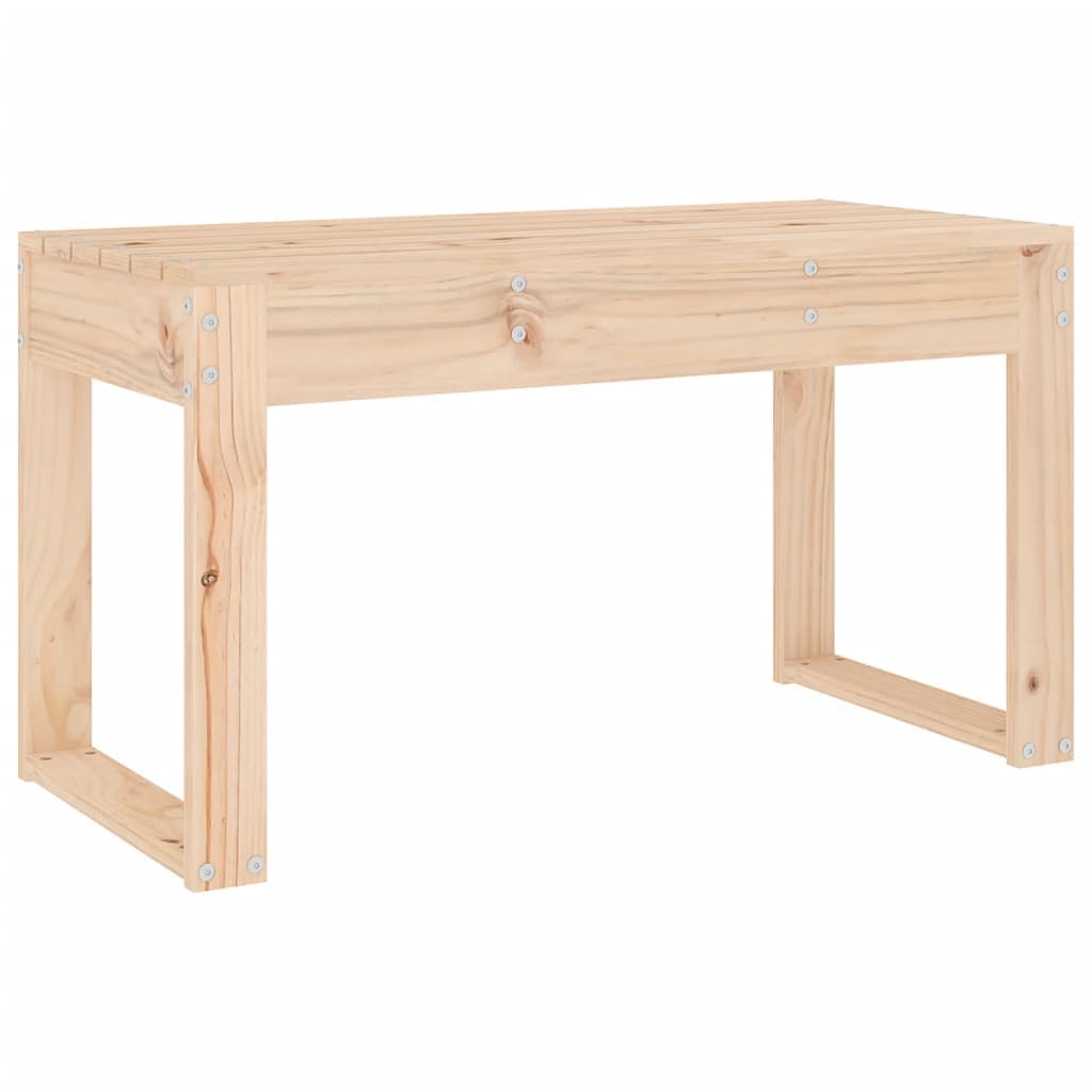 vidaXL Banco de jardim 80x38x45 cm madeira de pinho maciça