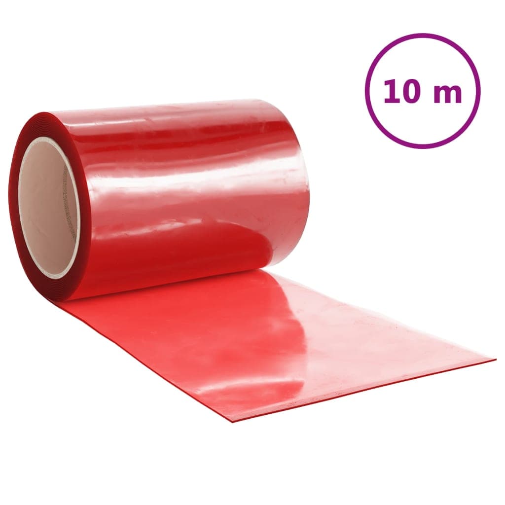 Cortina de Porta 300 mm X 2,6 mm 10 M Pvc Vermelho - 153868
