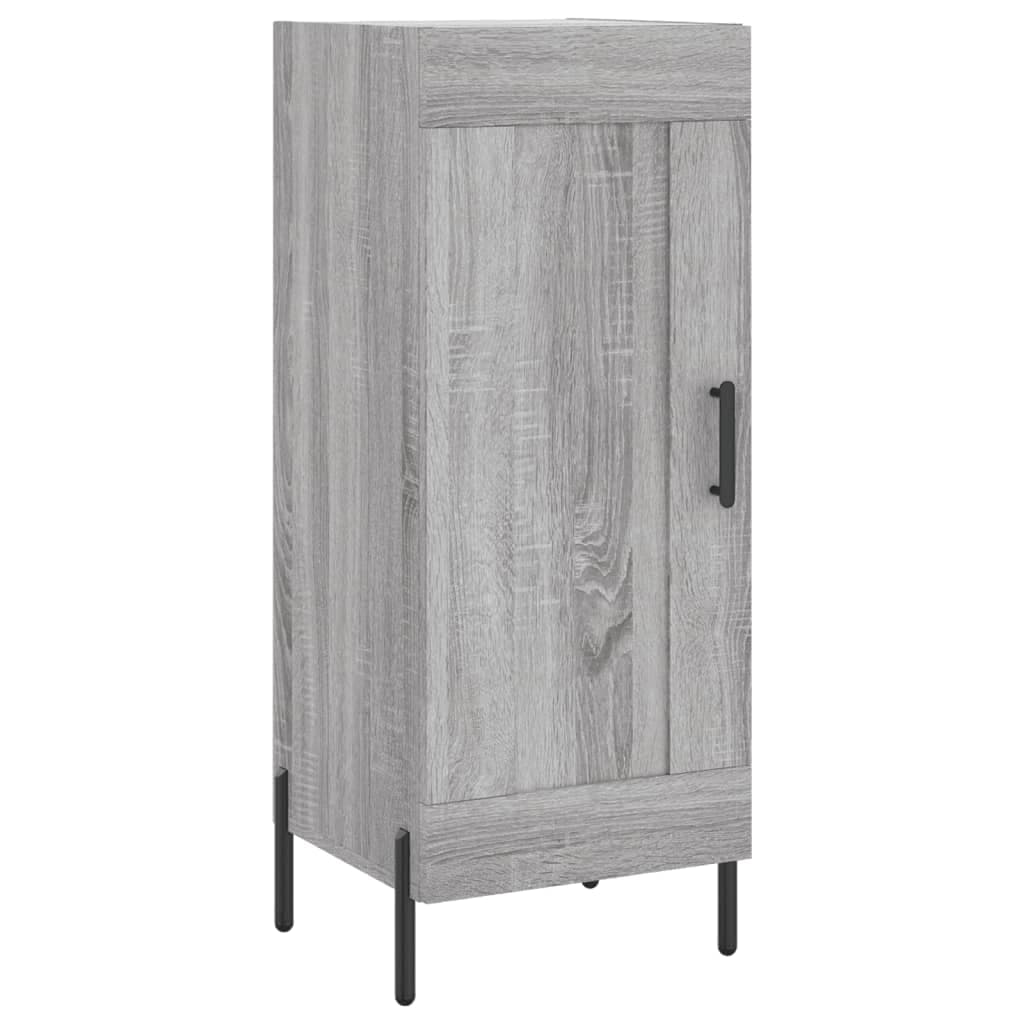 vidaXL Aparador 34,5x34x90 cm derivados de madeira sonoma cinzento