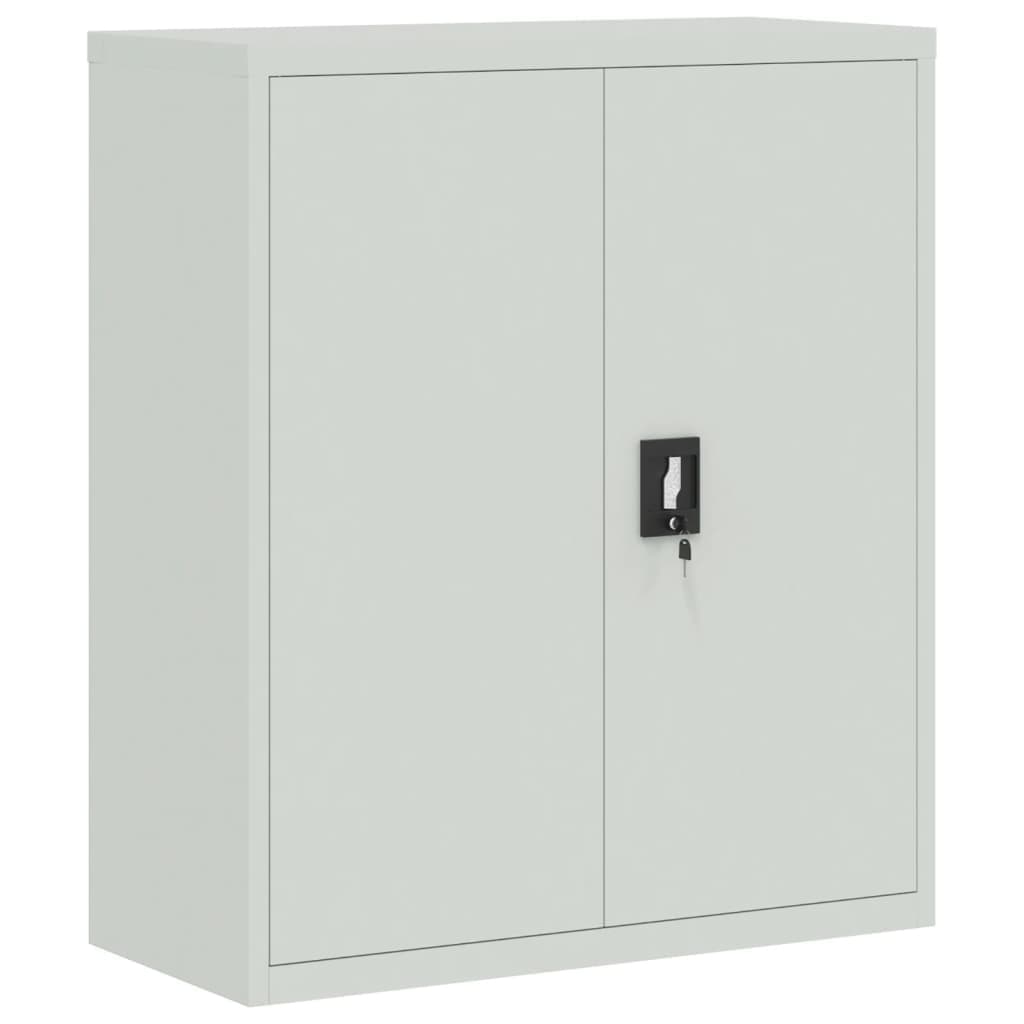 vidaXL Arquivador 90x40x105 cm aço cinzento-claro