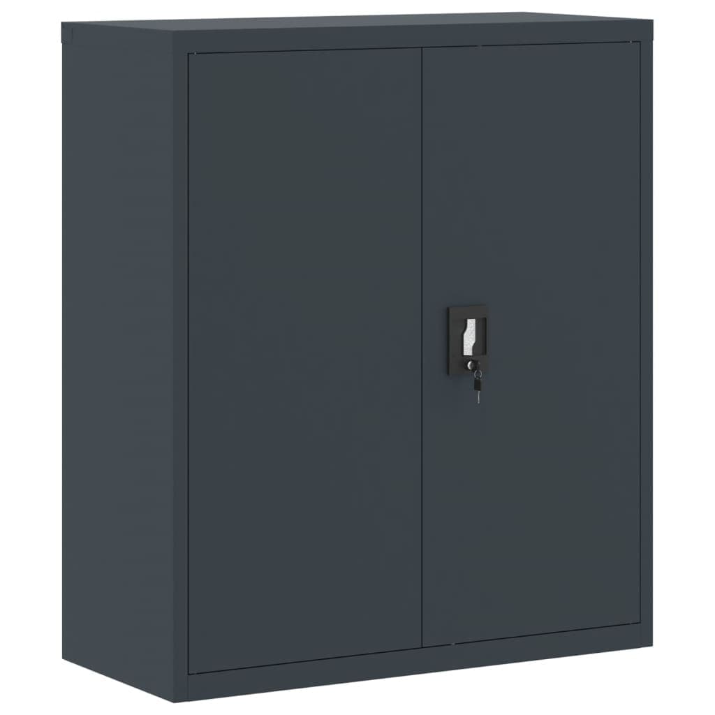 vidaXL Arquivador 90x40x105 cm aço antracite