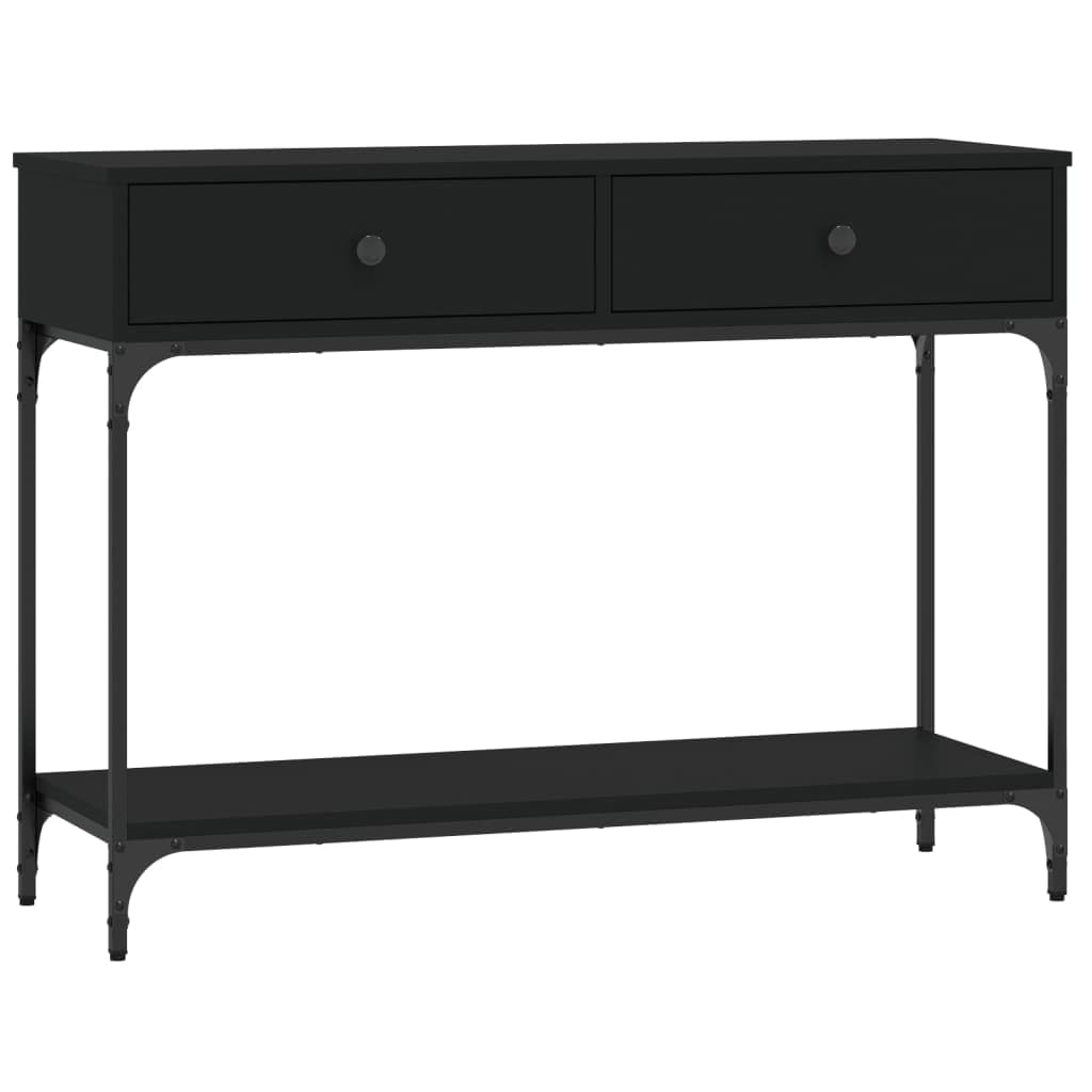 vidaXL Mesa consola 75x34,5x75 cm derivados de madeira carvalho sonoma