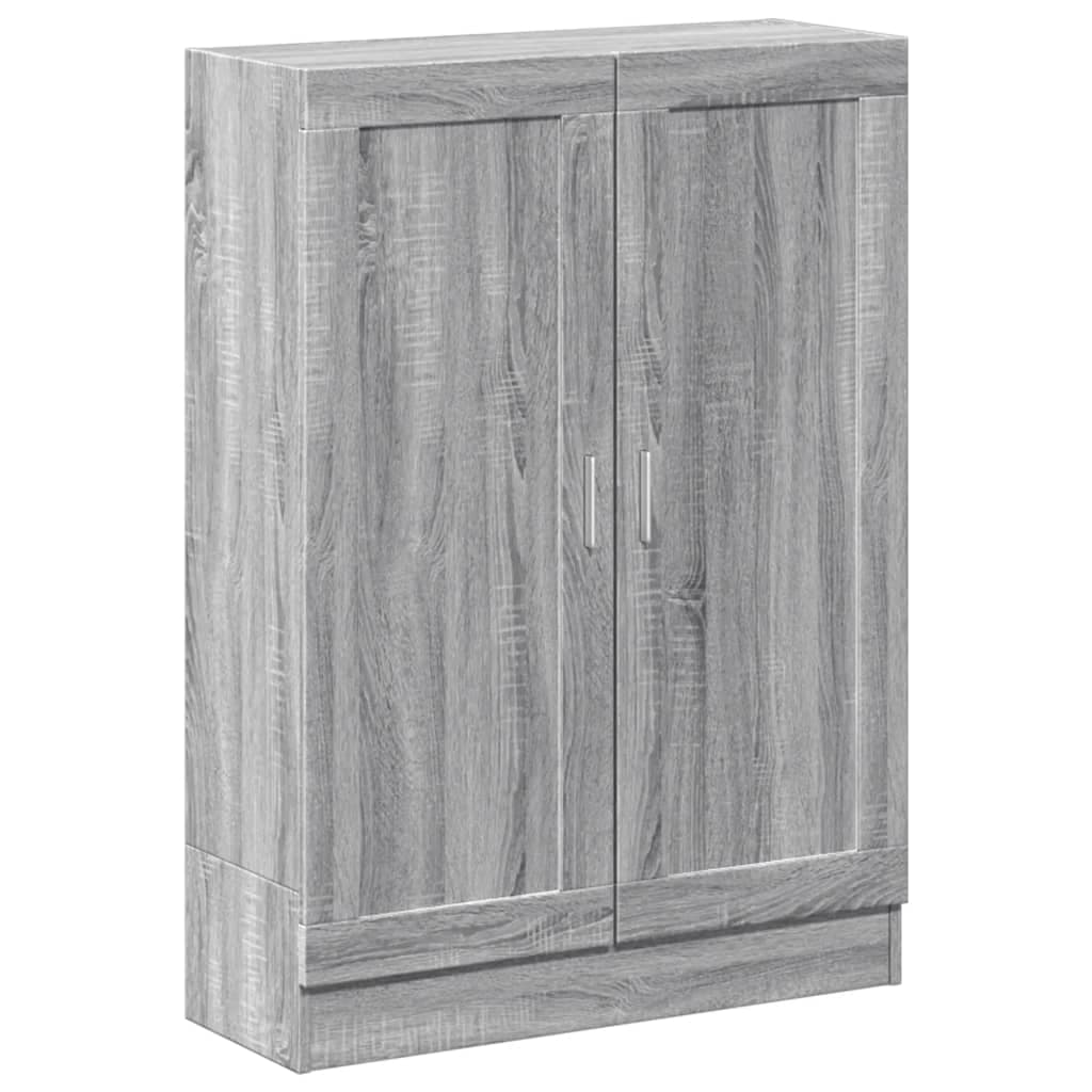 vidaXL Estante 82,5x30,5x115 cm derivados de madeira cinzento sonoma