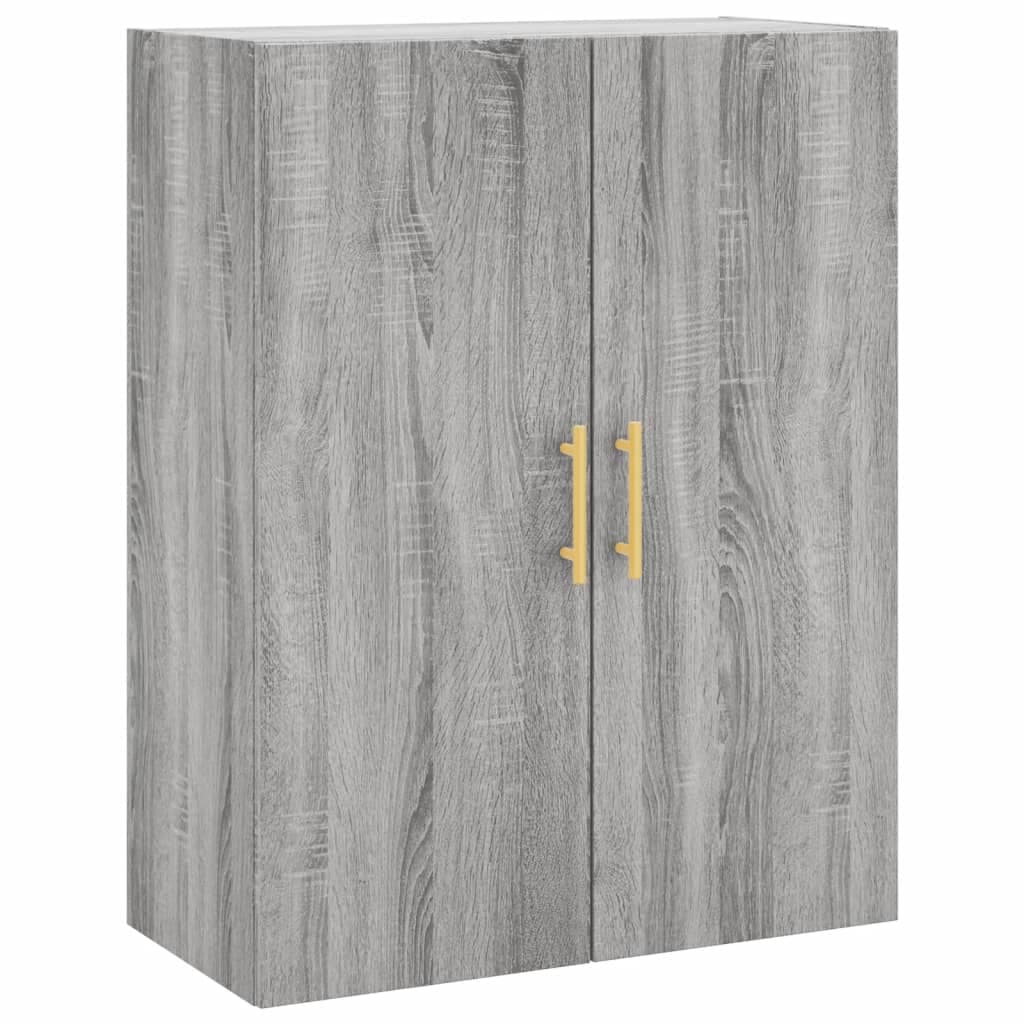 vidaXL Armário de parede 69,5x34x90 cm cinzento sonoma