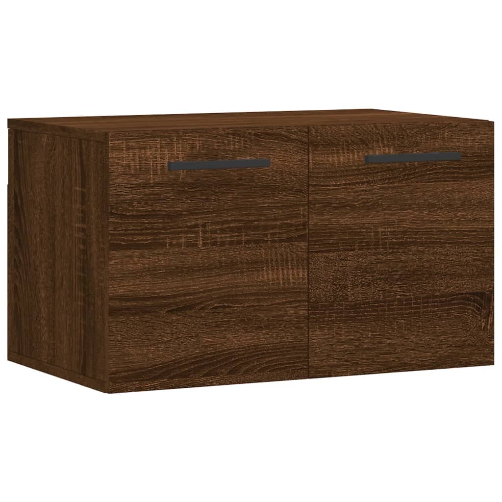 vidaXL Armário parede 60x36,5x35cm derivados madeira carvalho castanho
