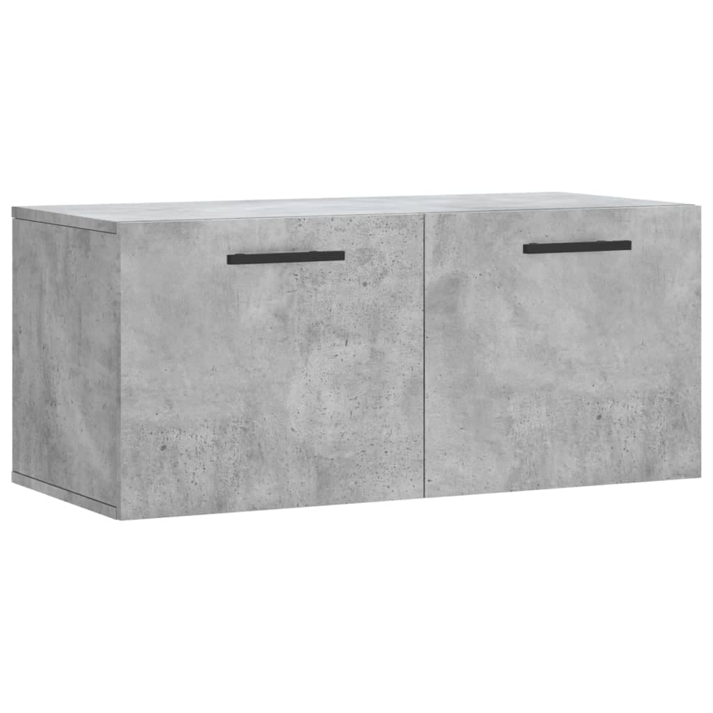 vidaXL Armário parede 80x36,5x35 cm derivados madeira cinzento sonoma