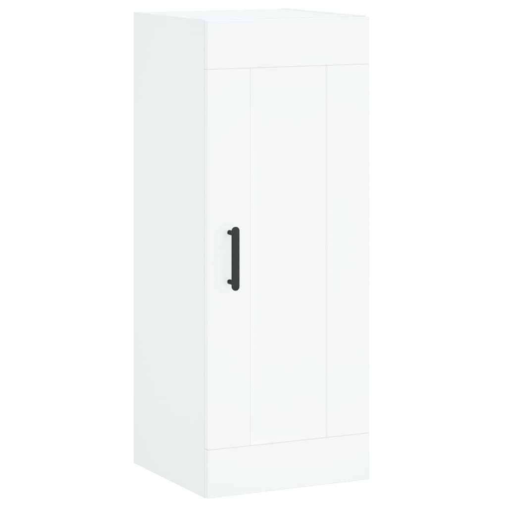 vidaXL Armário de parede 34,5x34x90 cm derivados de madeira branco