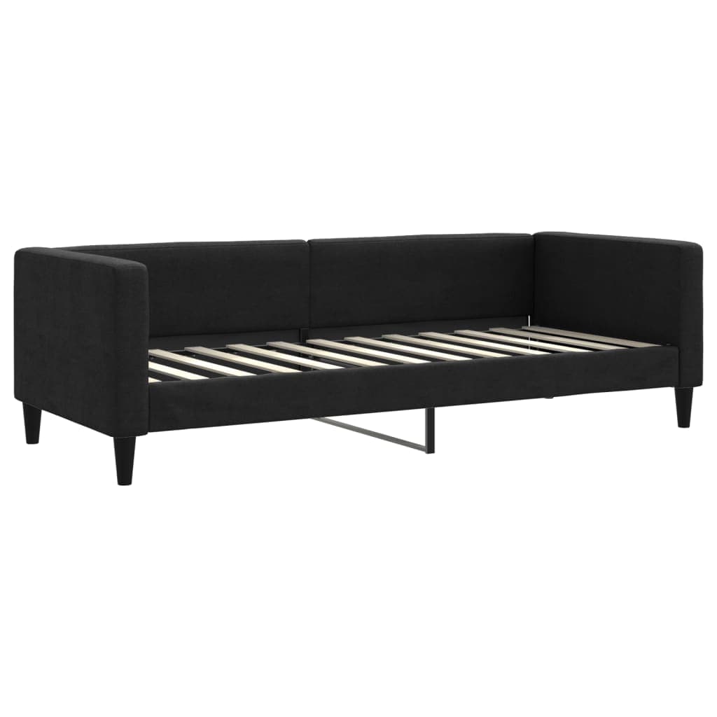 vidaXL Sofá-cama 80x200 cm tecido preto