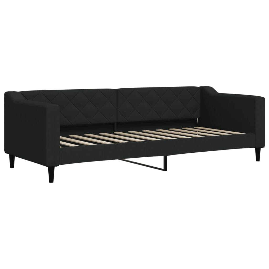 vidaXL Sofá-cama 80x200 cm tecido preto