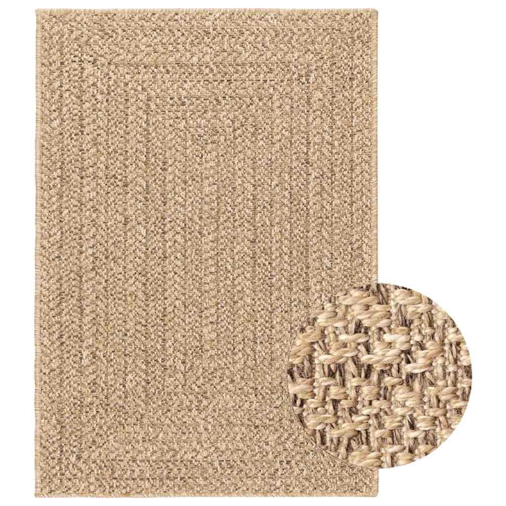 vidaXL Tapete ZIZUR 160x230 cm aspeto de juta interior e exterior