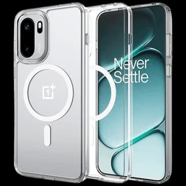 Just in Case Military Grade Plástico Back Cover Transparente Magnético OnePlus 15R