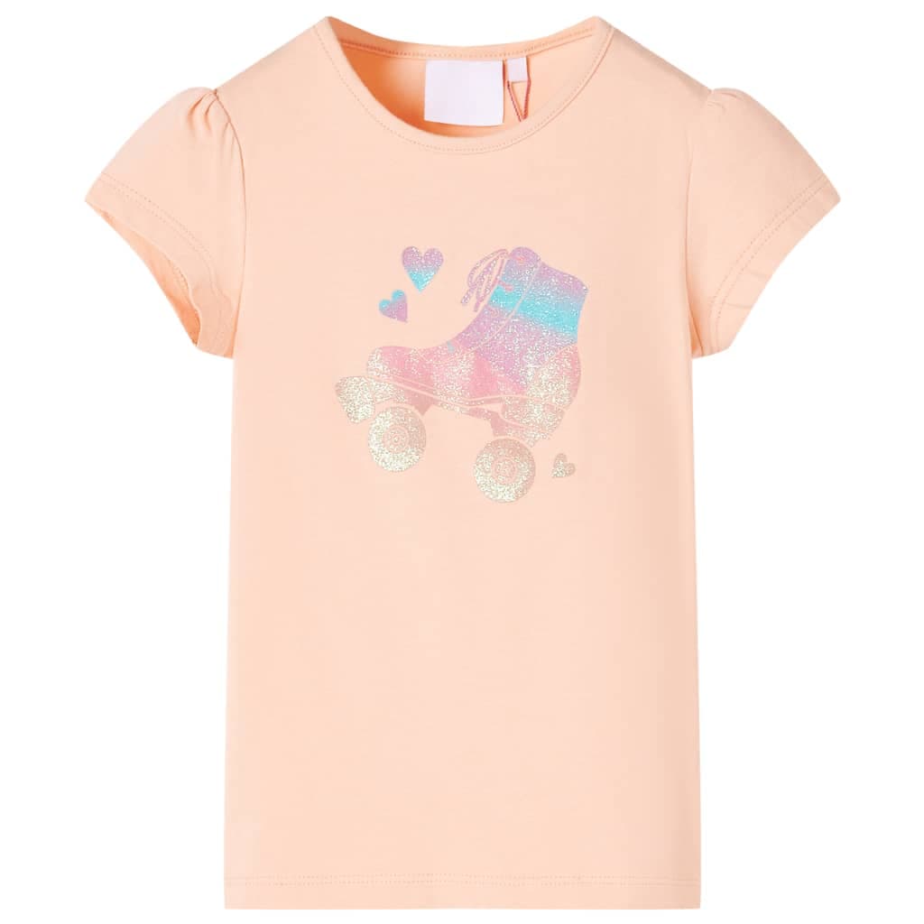 T-shirt de criança laranja-claro 104