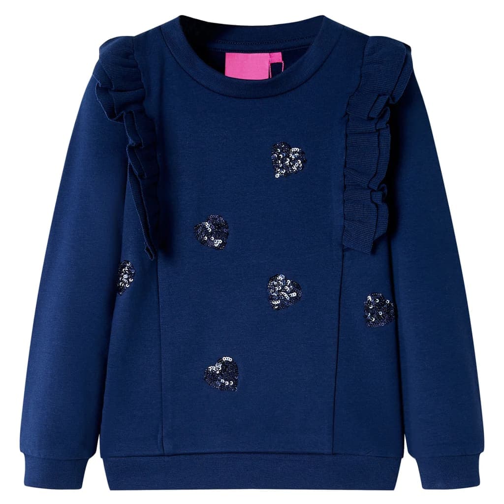 Sweatshirt para criança azul-marinho 116