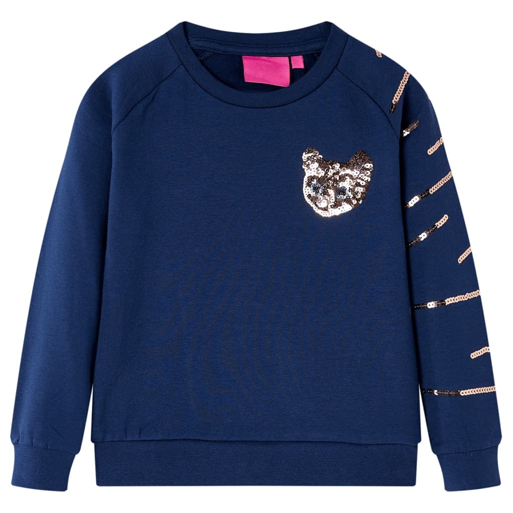 Sweatshirt para criança azul-marinho 116