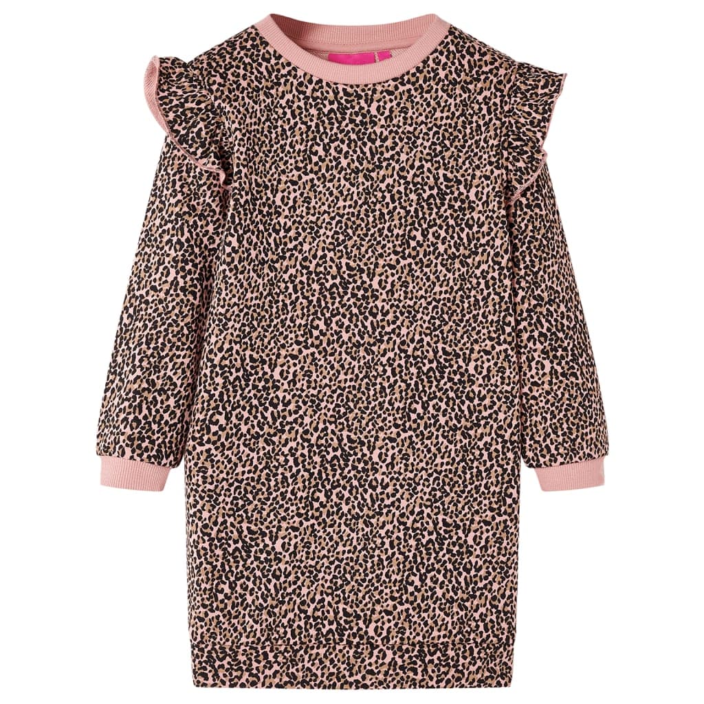 Vestido de criança rosa-médio 116