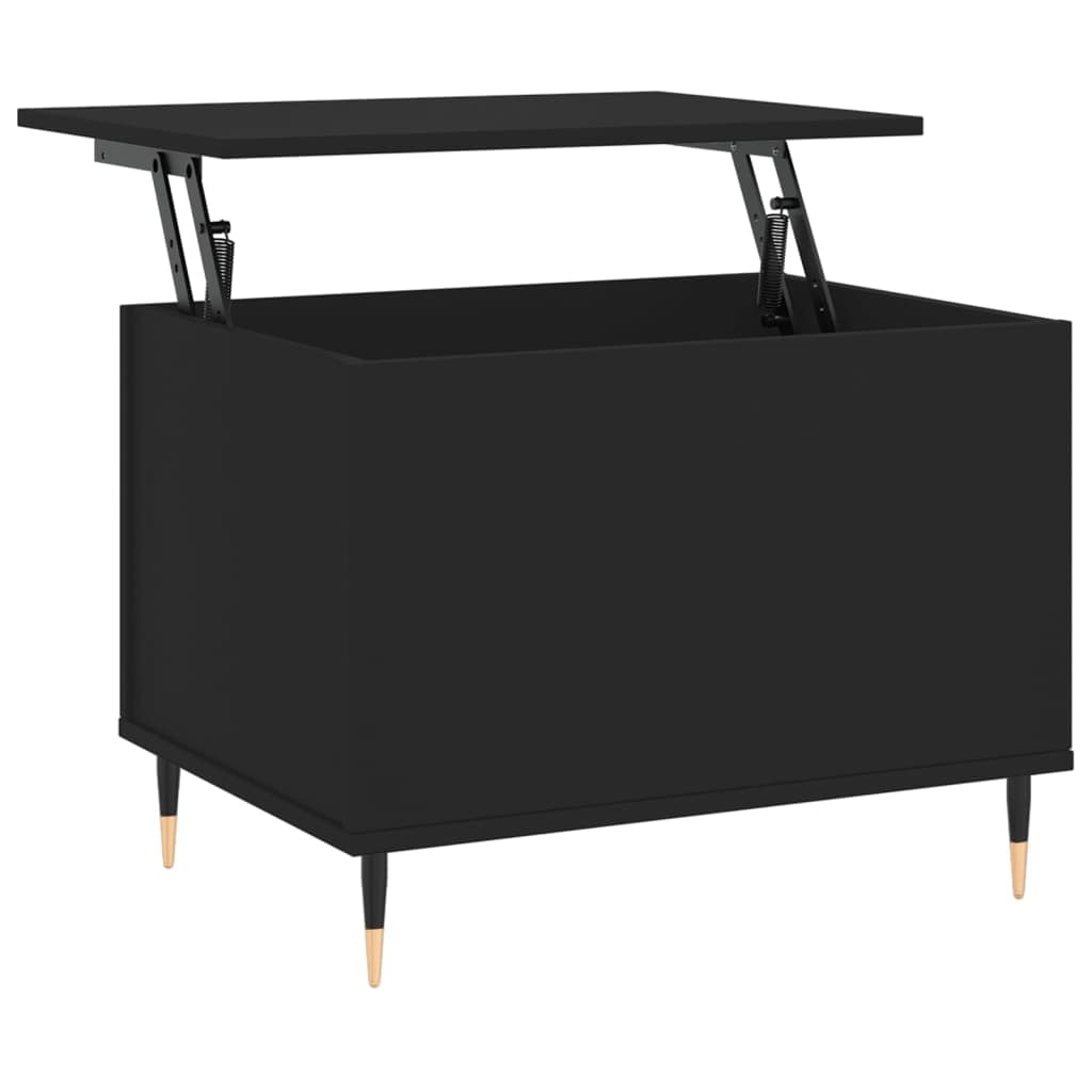 Mesa de Centro 60x44,5x45 cm Derivados de Madeira Preto - 830941