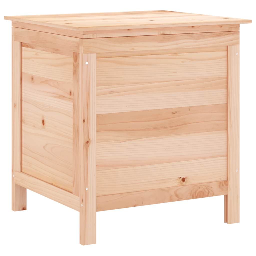 vidaXL Caixa de arrumação para jardim 50x49x56,5 cm abeto maciço