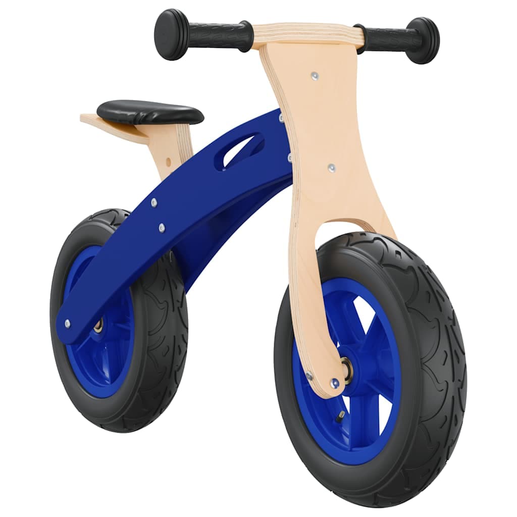 vidaXL Bicicleta de equilíbrio p/ criança c/ pneus de ar azul
