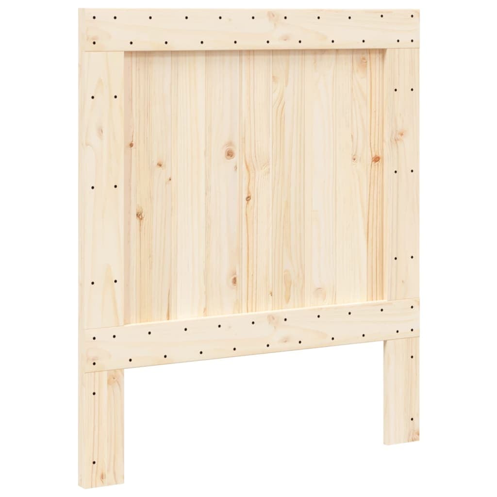 vidaXL Cabeceira 90x104 cm madeira de pinho maciça