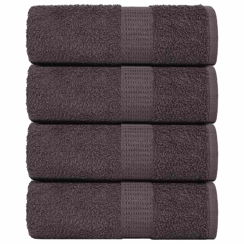 vidaXL Panos FROGN 4 pcs 15x21 cm 360 g/m² antracite