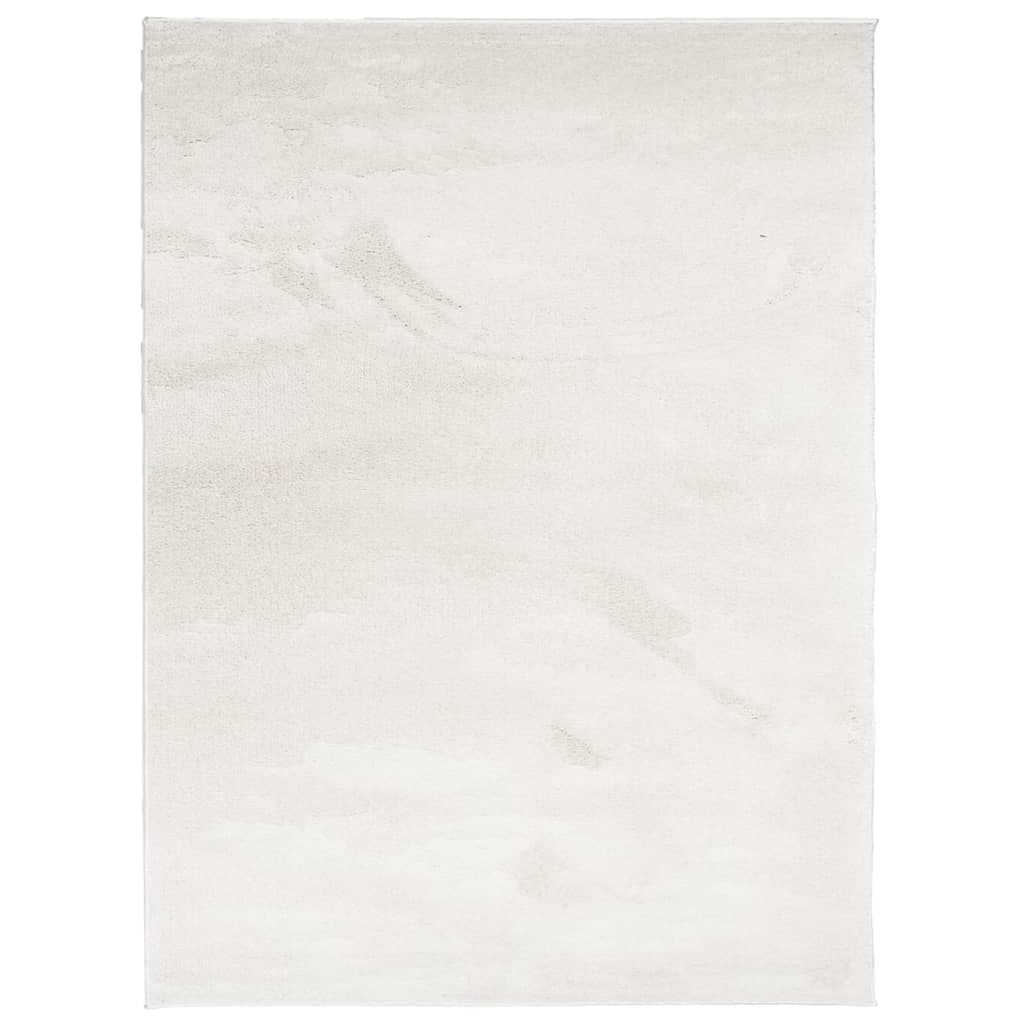 Tapete vidaXL Pelo Curto Oviedo 240x340 cm Bege - 373190896